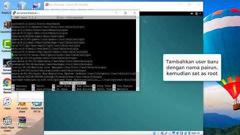 Tutorial Add User, Delete User, Set User as Root, Add Group pada Debian