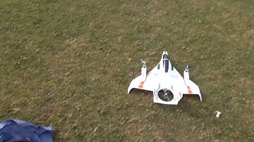 E-Flite CONVERGENCE MAIDEN 1st HOVER FLIGHT