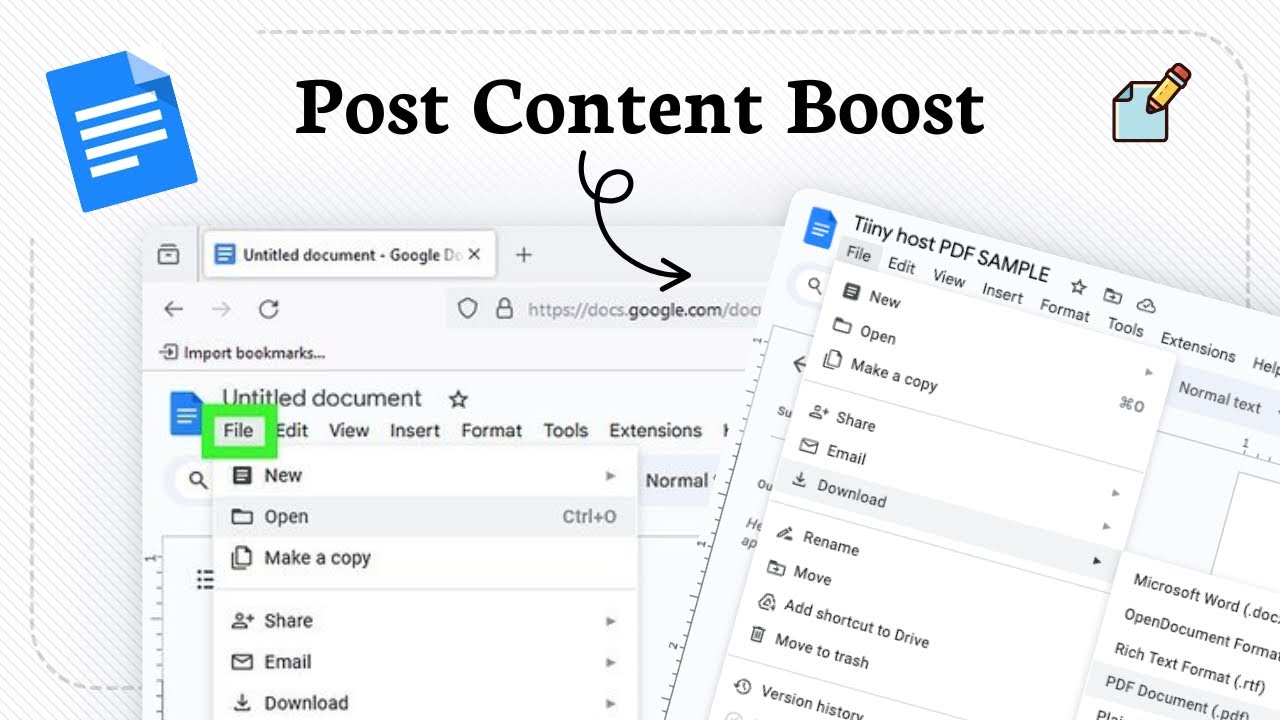 How to post a document on google docs (Content Publish) - YouTube
