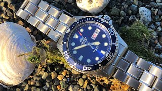 Orient Ray II Dive Watch | The Gorgeous Blue Diver