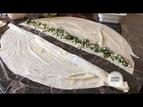 MALZEMELER yarım bardak süt yarım bardak yağ ıspanak yarım kilo soda pul biber susam örek otu 1 tatl. 