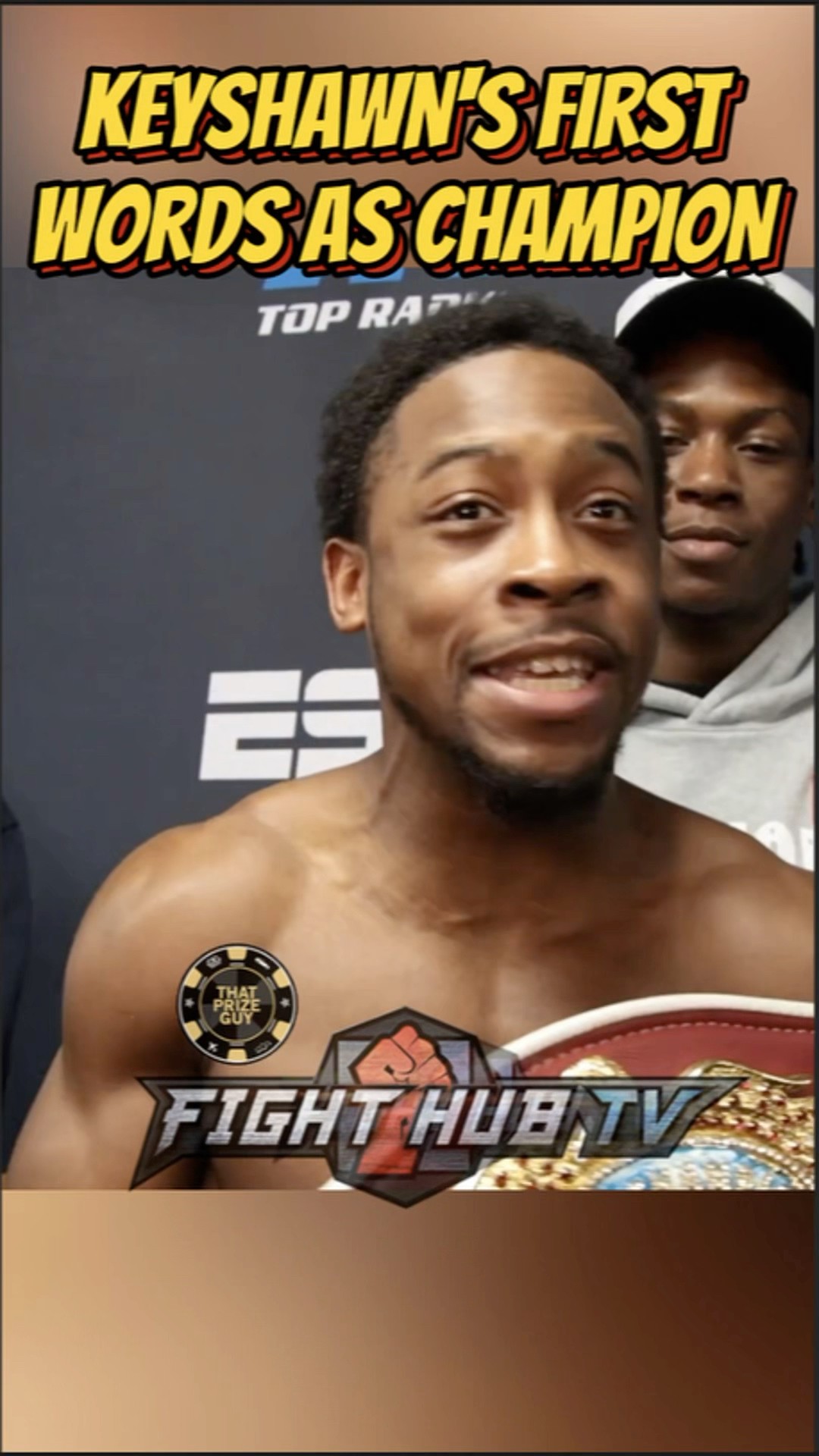 Keyshawn Davis FIRST WORDS as champion with win over Berinchyk!