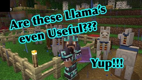 Minecraft: Farming the Wandering Trader Llama