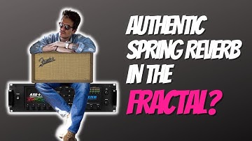 FRACTAL TUTORIAL // Tips for using spring reverb