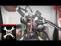 How To Install 1 1/8" Oversized Handlebars on a Dirt Bike