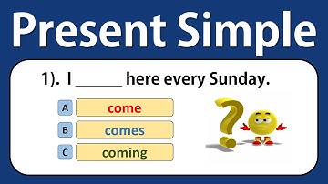 Present Simple | Simple Present Tense Quiz | Grammar Test