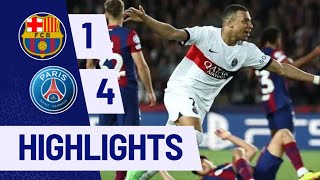 Barcelona vs PSG 1-4 | All goals \& Match Highlights | UEFA Champions League 2023\/24