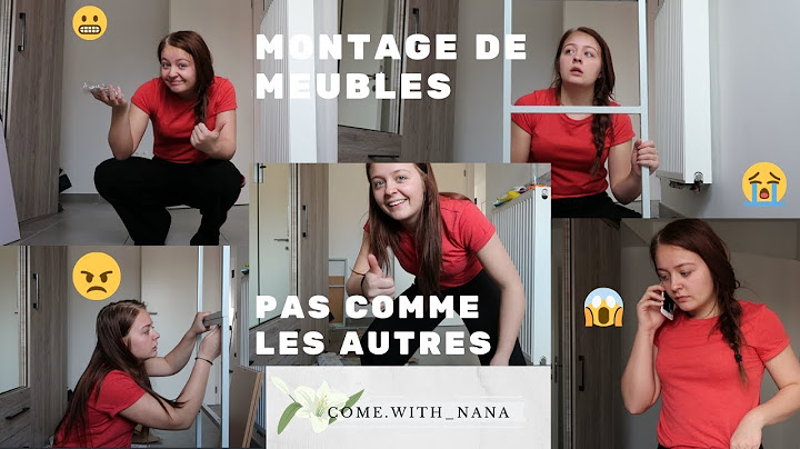 MONTAGE DE MEUBLES, ÇA TOURNE MAL