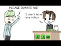 Beggars in donation game