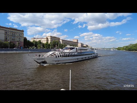 ТЕПЛОХОД River Palace 2021. МОСКВА -РЕКА . Речные трамвайчики. Часть 1.