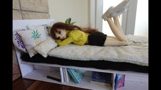 Diy - How To Make A Doll Bed Bedding 14