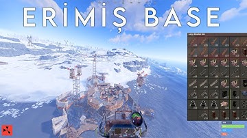 DEVASA ERİMİŞ BASEDEN  EFSANE LOOT ÇIKTI !! (SOLO ZENGİNLİK) Rust Türkçe.