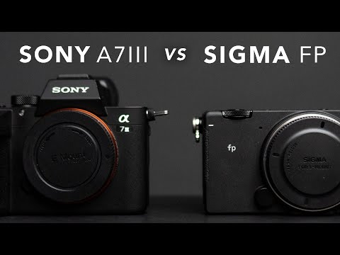 Sony A7III vs Sigma FP // The worlds SMALLEST FULL FRAME Camera?