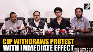 CJP announces immediate withdrawal of protest at Jantar Mantar after Meeting with Centre