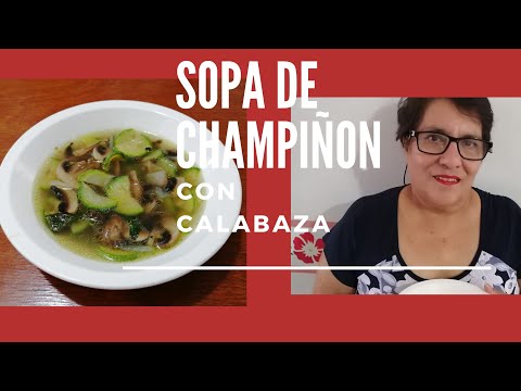 Video: Cómo Hacer Sopa De Calabaza Y Champiñones