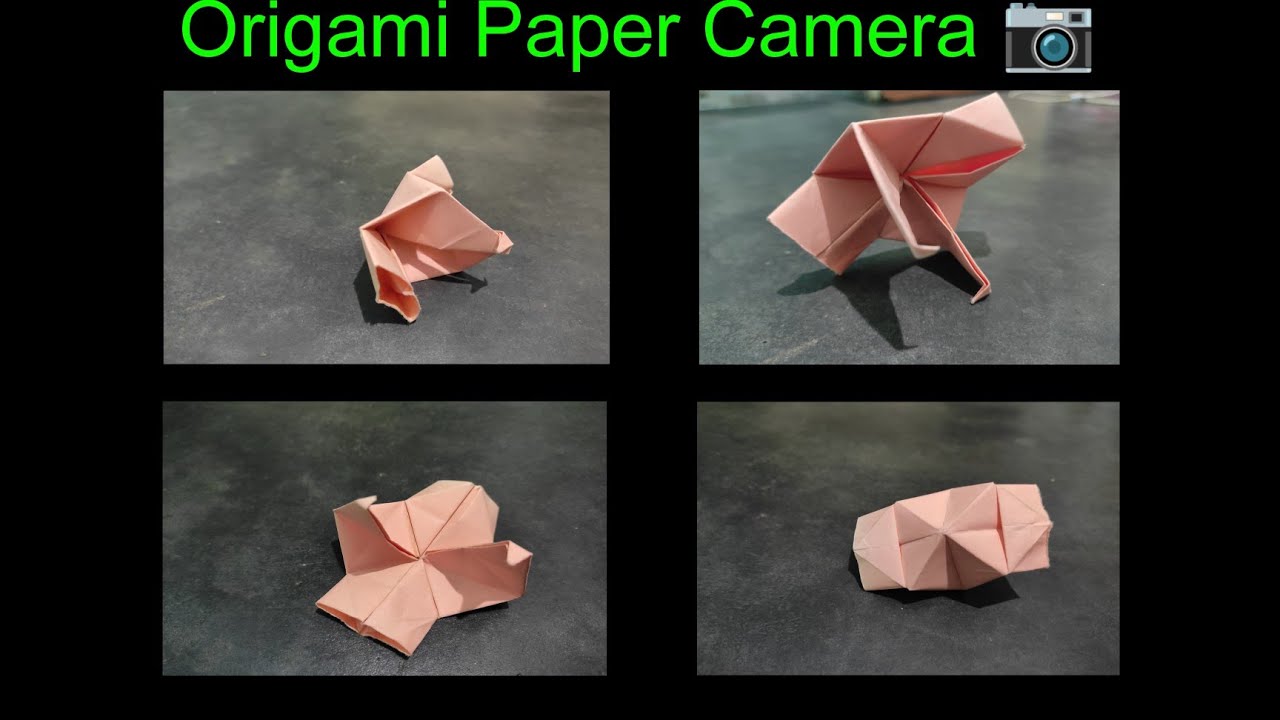 Origami Security Camera Origami Paper Camera 📷🎥 | 5 | Just Try | #origami #origamicraft # ...