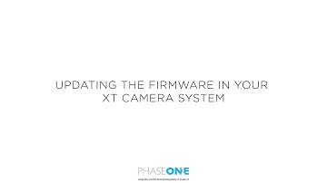 Support - How to update firmware on the XT Camera System | Phase One