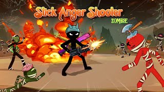 Stick Anger Shooter : Zombie Trailer v2 | Rainbow 5s Studio screenshot 3