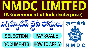 NMDC Recruitment 2023 Telugu | NMDC Vacancy 2023 | Hyderabad Jobs | Executive Trainee Through GATE