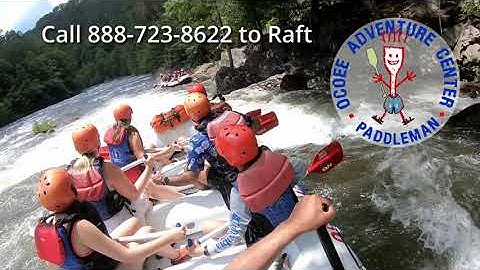 Raft Class 3+ Broken Nose Rapid on the Middle Ocoee with OAC