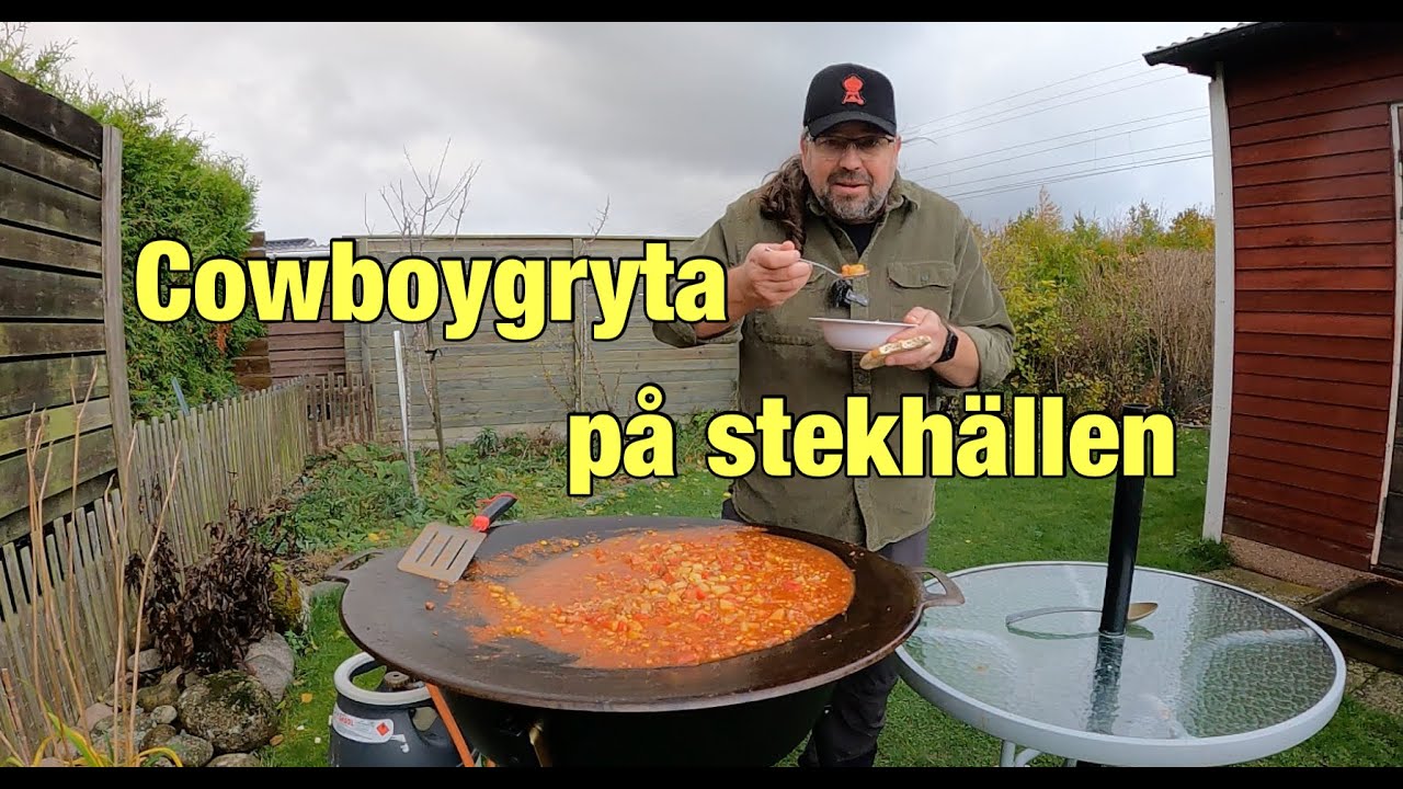 Cowboygryta på stekhällen