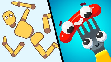 Ragdoll Break Vs Fork N Sausage — Funny ASMR Reactions | Best Mobile Game Walkthrough