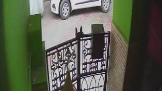 Neighbour stealing News Paper #cctv
