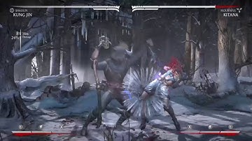 mkx -Kung Jin shaolin variation-10 hit 32% damage combo