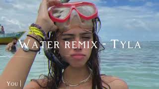 Water remix - Tyla ft. Travis Scott (speed up, reverb + lyrics)