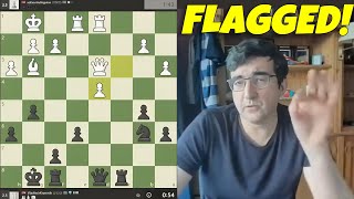 Kramnik lost his temper after getting flagged by an FM!! #chessgames