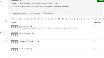 How to Join or Leave a group