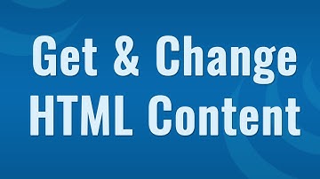 Get and Change HTML Markup and Content dynamically  - Learn JQuery in Hindi