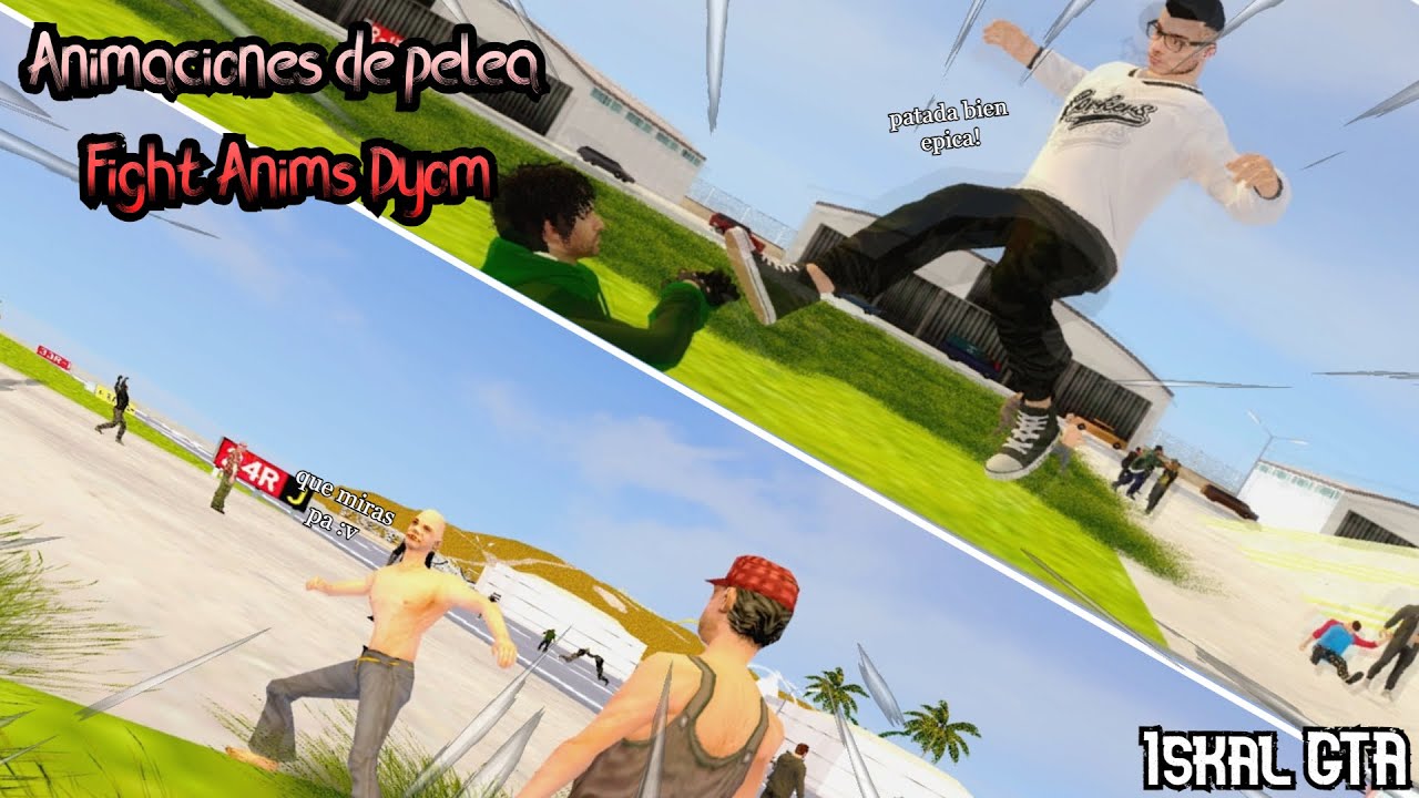 Súper Pack de Animaciones de Pelea DYOM para GTA San Andreas
