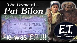 Grave of E.T. - Actor Michael Patrick Bilon Content