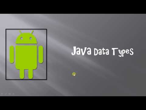 Java Data Types By Mihir Modi