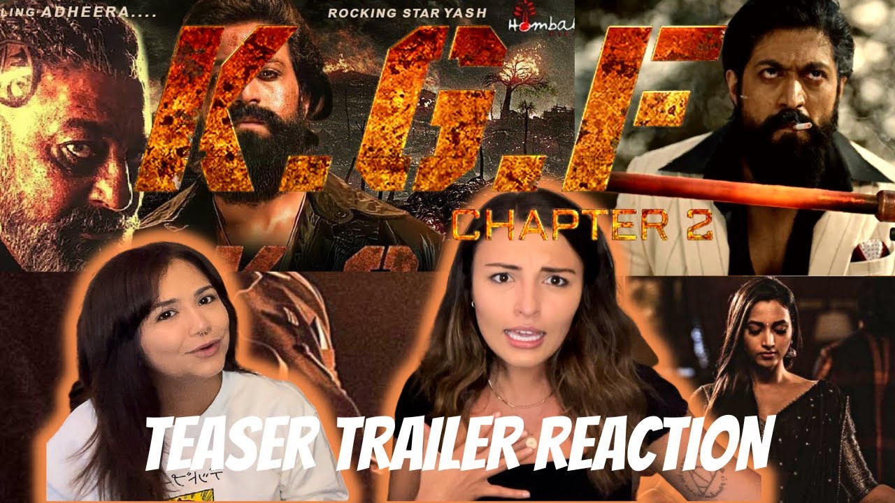 KGF Chapter 2 - Teaser Trailer Reaction - YouTube