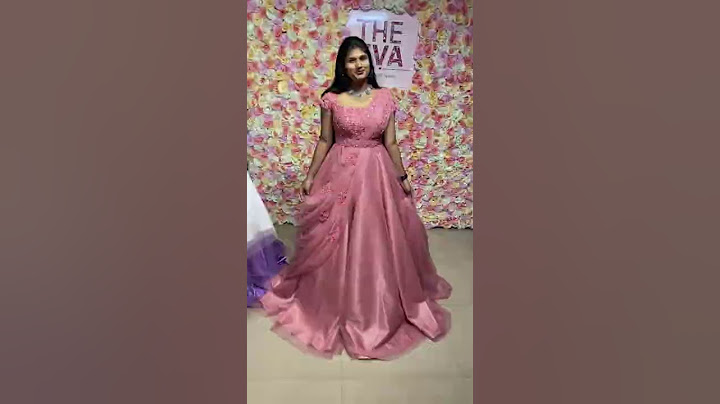 Saree Gown Customised by TheEva.in #BridesByApsara