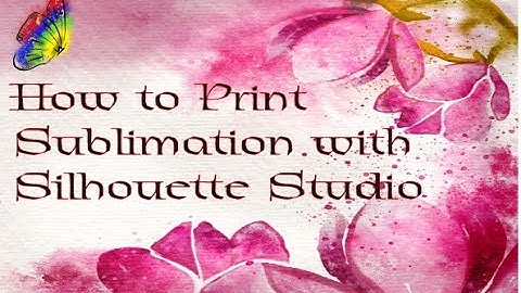 How to Print Sublimation with Silhouette Studio from Creative Design & Supply.