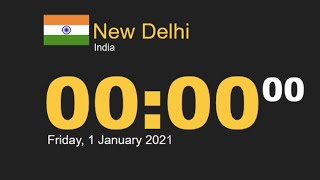 So I recorded new year's time change...