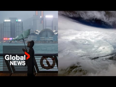 Super Typhoon Saola: Hong Kong shuts down as powerful storm approaches