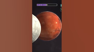 Mercury (Smallest Planet) colloids with Mars. #solarsystem #planet #mars #mercury #collision