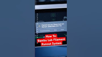 Using Bambu Lab filament runout system. #3d #3dprinting #bambulab #x1carbon #filament #howto