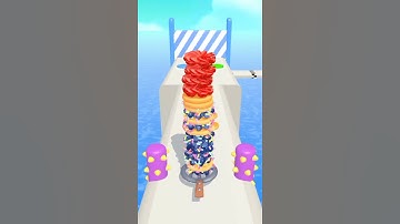 Pancake Run🥪🍌 Mobile gameplay walkthrough 🍇(Android iOS games) (All level)162 |#pancakerun #shorts