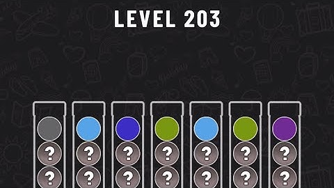 Ball Sort Puzzle Level 203 #ballsortpuzzle #ballsortpuzzlegameplay #puzzlegame #mobilegames