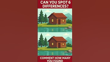 Can You Spot All 6 Differences in 10 Seconds? 👀