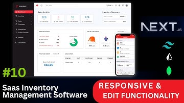 Responsive Dashboard and Advanced CRUD | Inventory Management System - Episode 10
