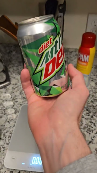 Diet Mountain Dew Scandal - Can is Halfway Empty!