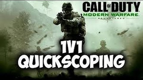 Intense!! 1v1 QS Match (Call Of Duty 4)