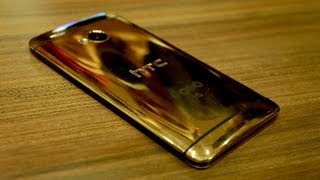 Gold HTC One hands-on