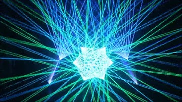 Laser Show - Space Frog - X-Ray - ECS laser systems